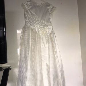 Dress used for first communion.